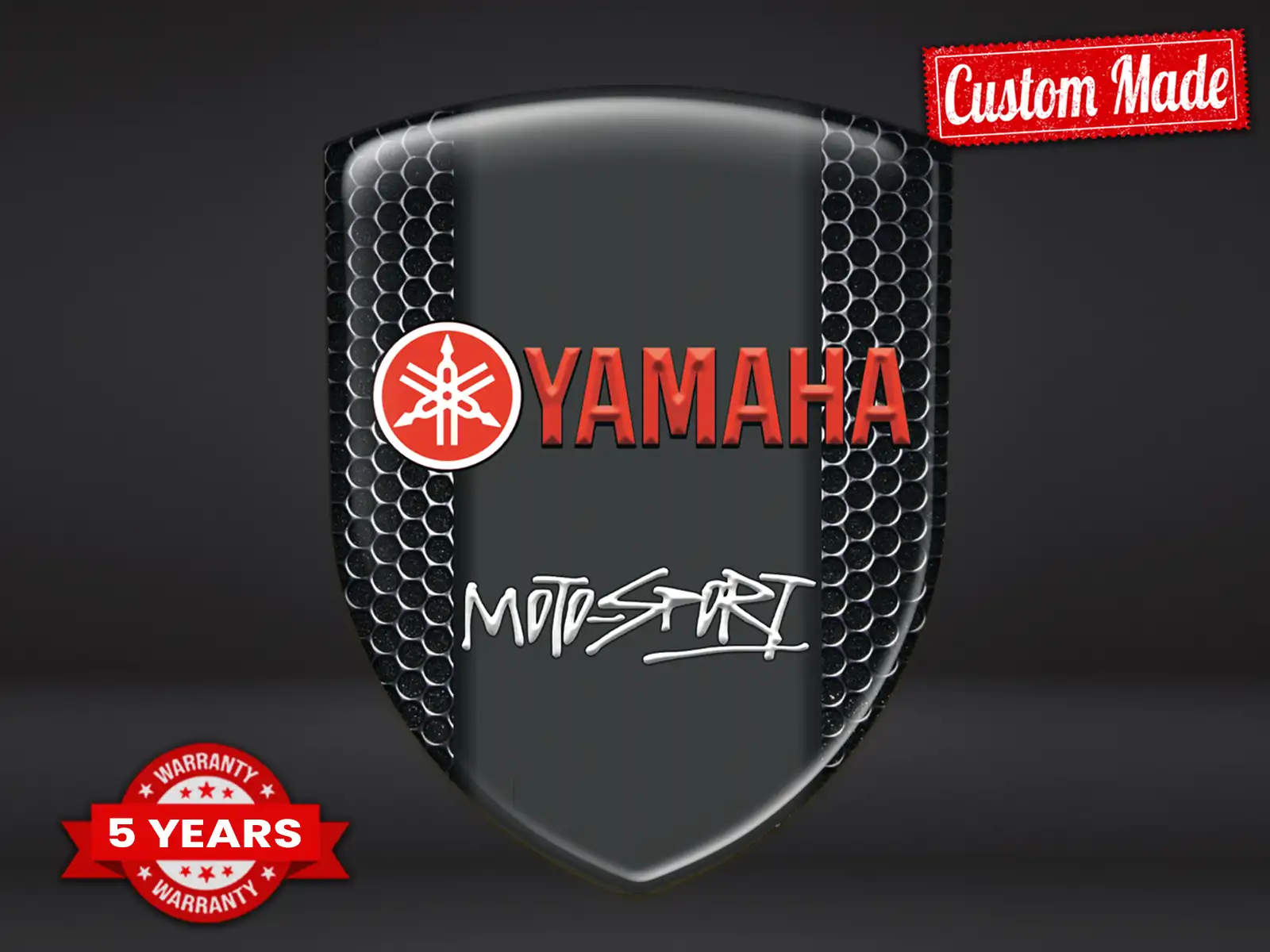 Yamaha Autocollant Résine Design Perso Stickers Dômes Supérieurs